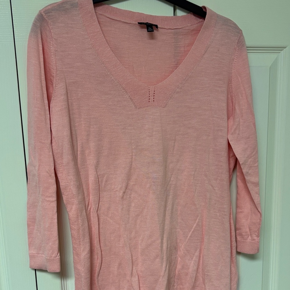 Talbots Soft Pink Long Sleeve Top